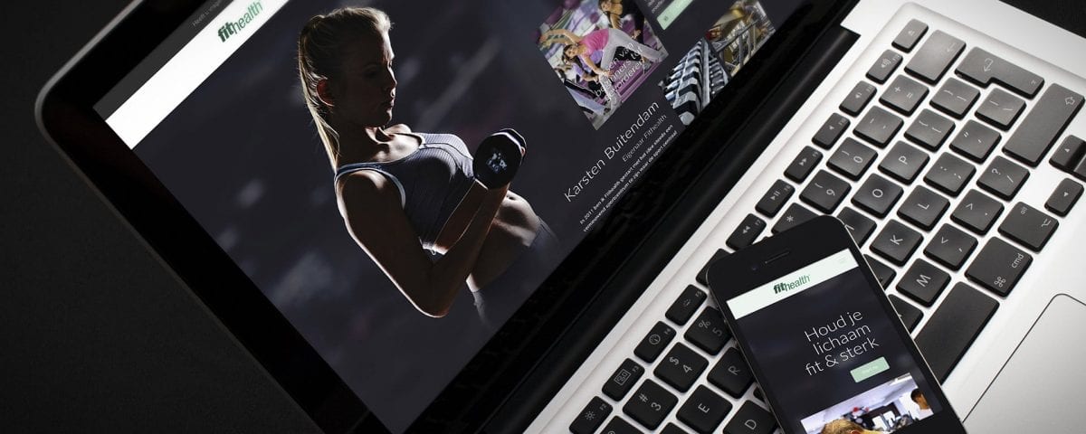 Website ontwerp FitHealth - melange-design.nl