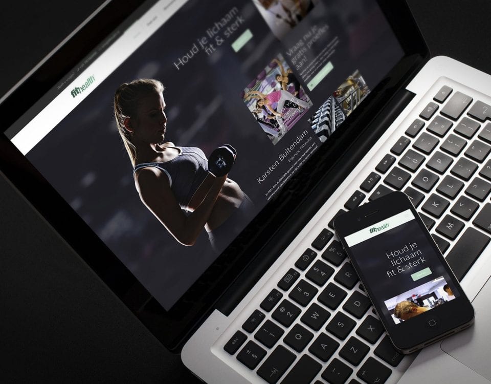 Website ontwerp FitHealth - melange-design.nl