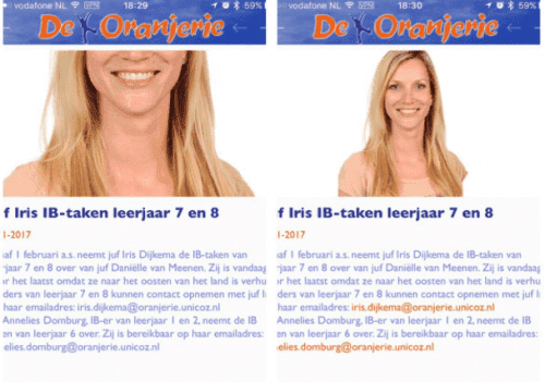 Webproject screenshot - melange-design.nl