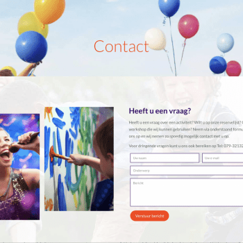 Screenshot webproject Melange Design - melange-design.nl