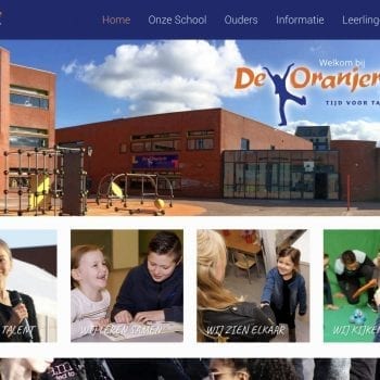 Webproject screenshot - melange-design.nl