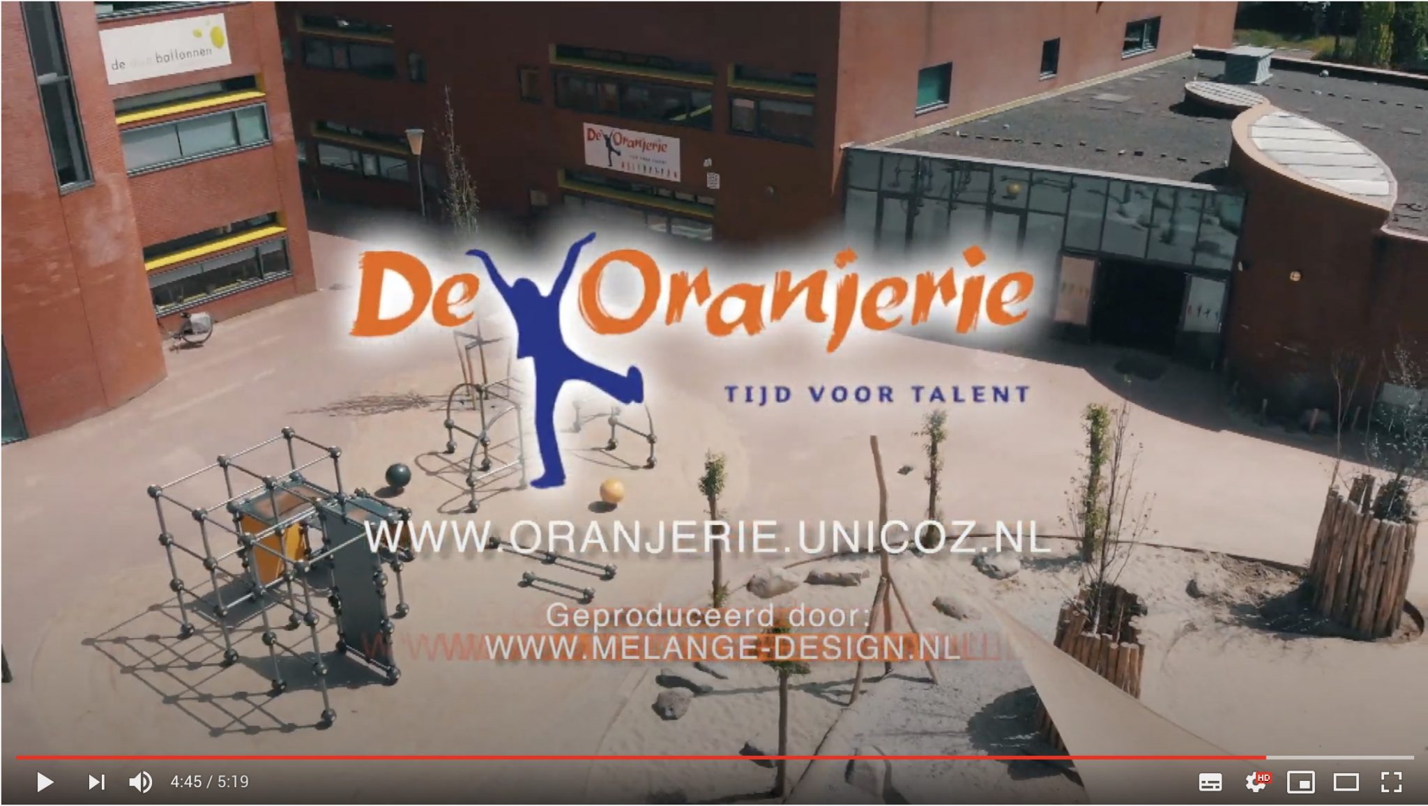 Webproject screenshot - melange-design.nl