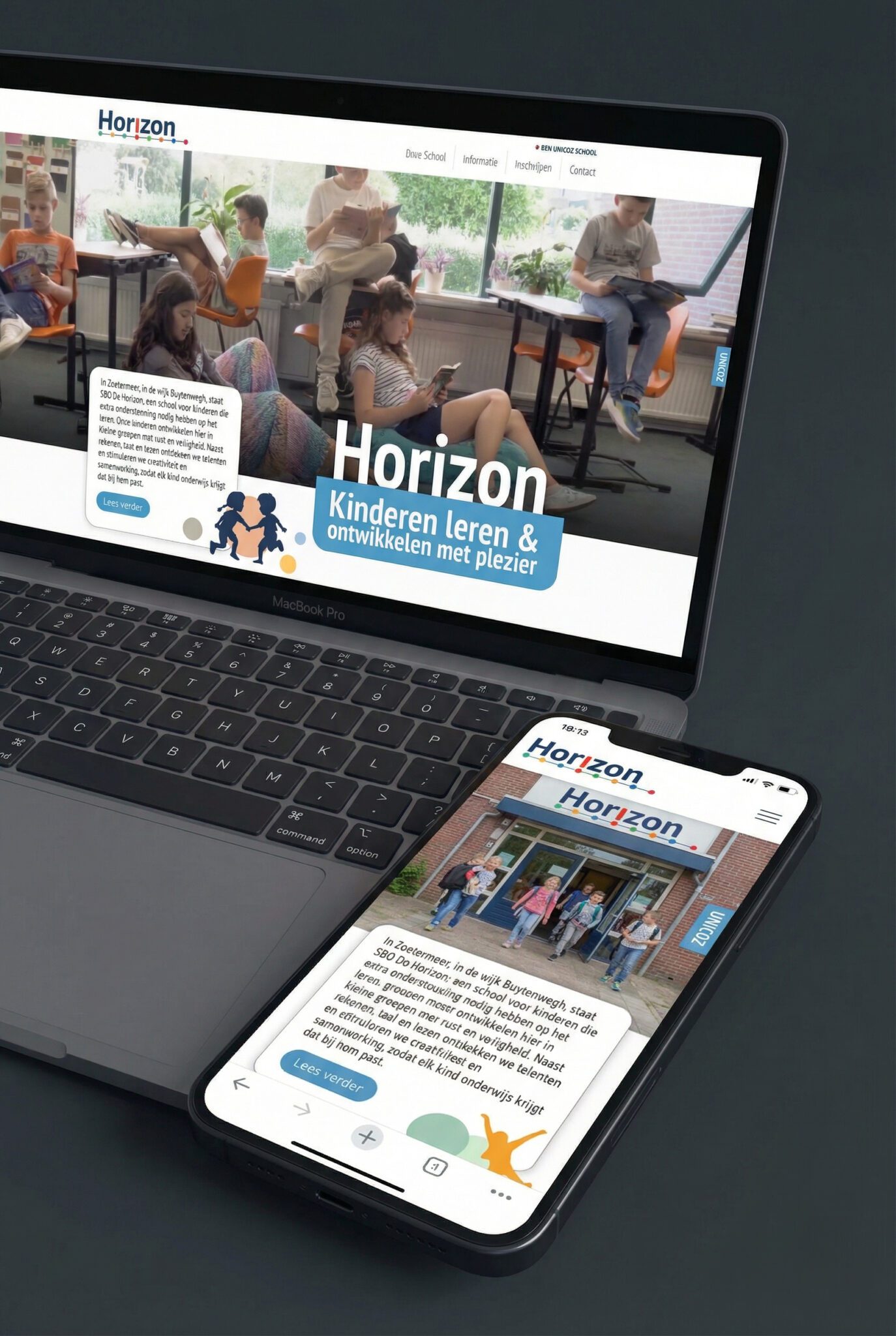 Professioneel webdesign op laptop - melange-design.nl