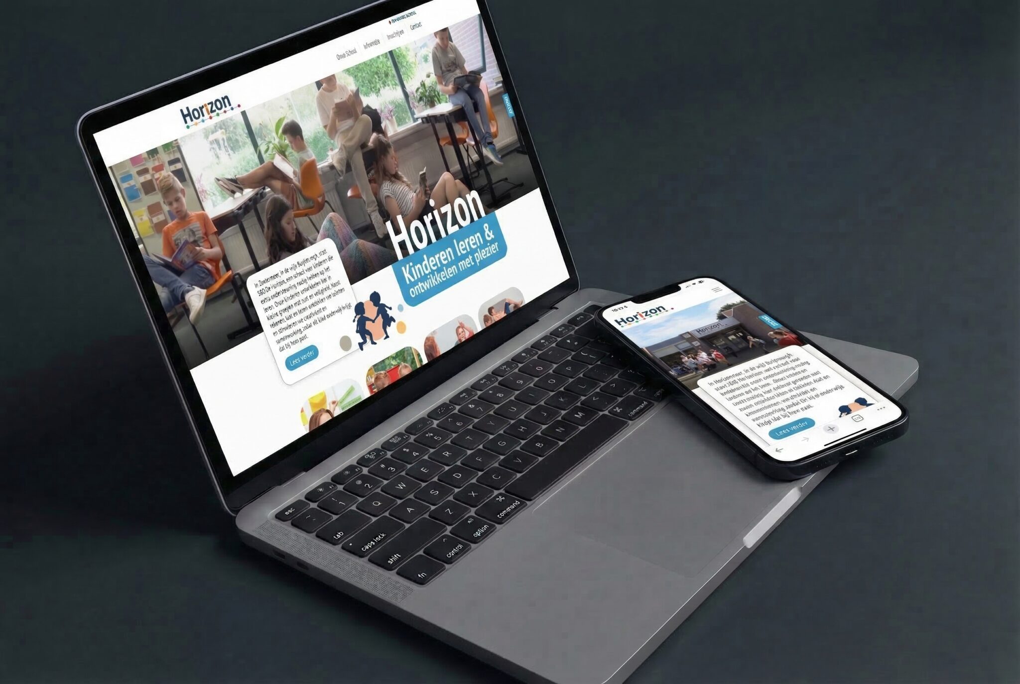 Professioneel webdesign op laptop - melange-design.nl