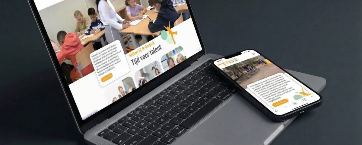 Professioneel webdesign op laptop - melange-design.nl