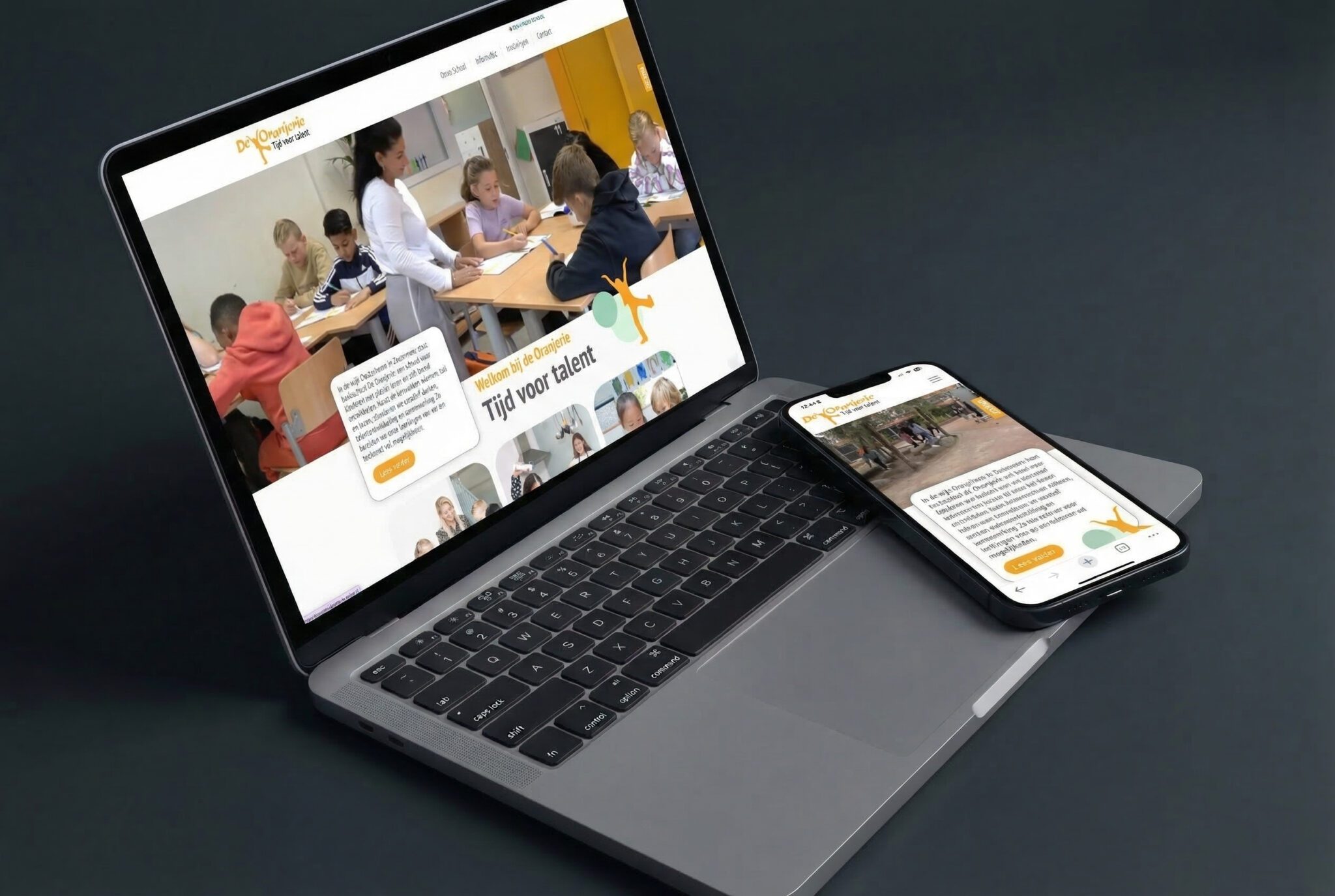 Professioneel webdesign op laptop - melange-design.nl