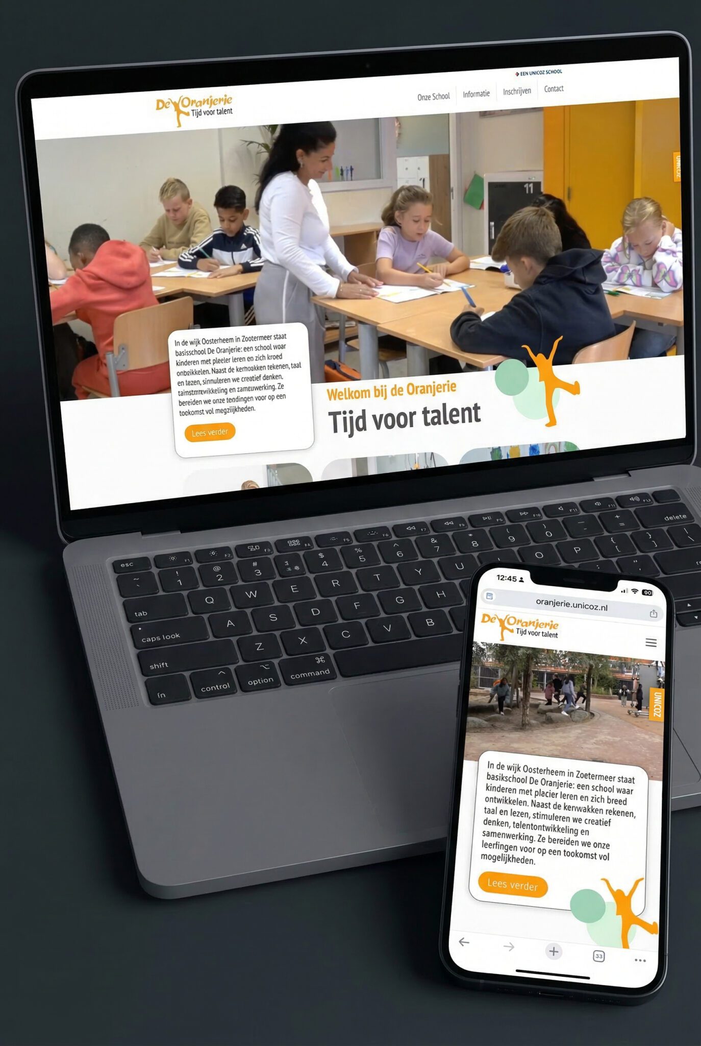 Professioneel webdesign op laptop - melange-design.nl