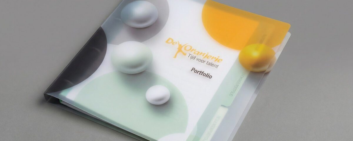 Professionele portfolio map grafisch ontwerp - melange-design.nl