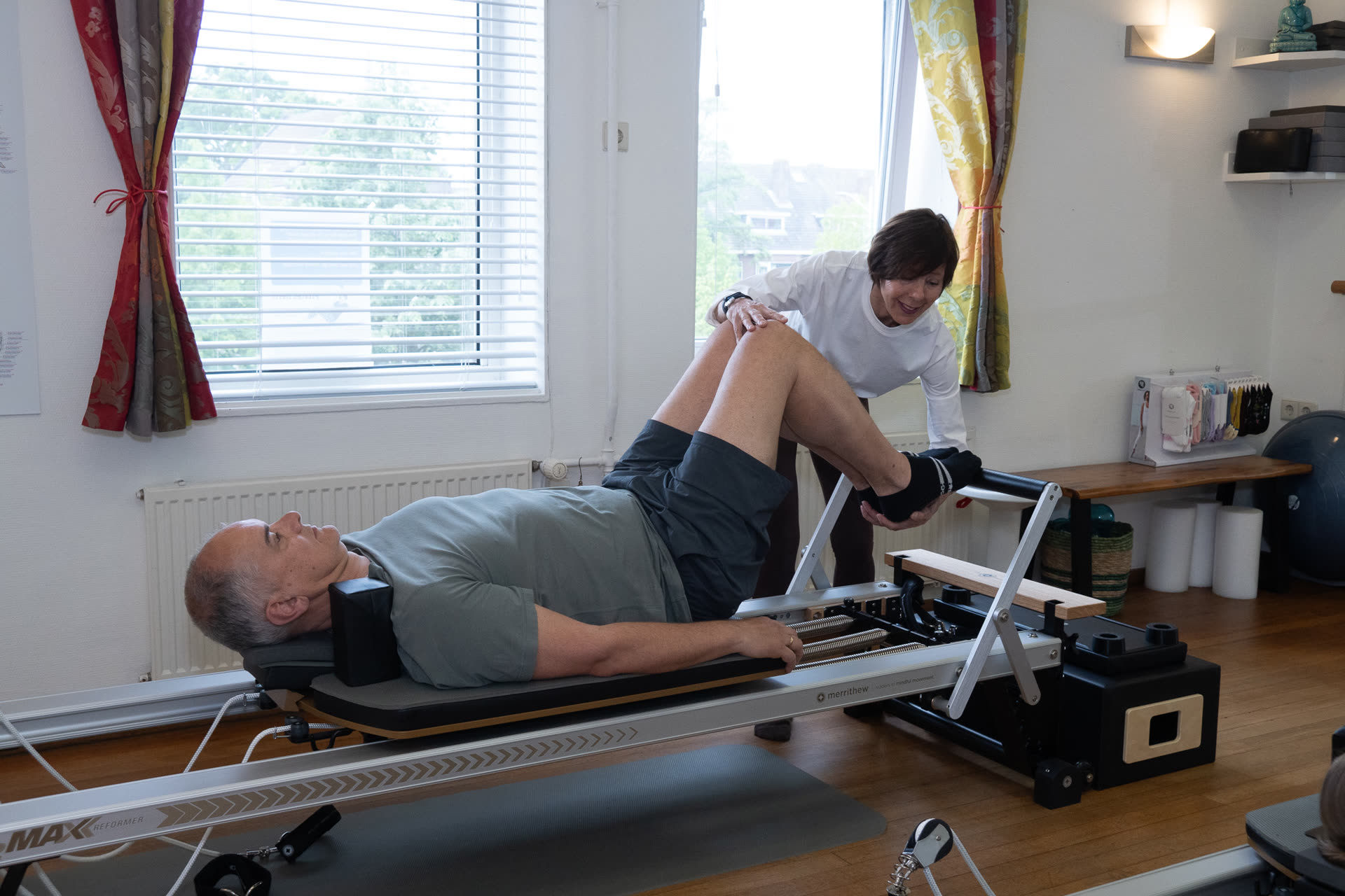 Reformer Pilates training onder begeleiding bij Pilates Delft